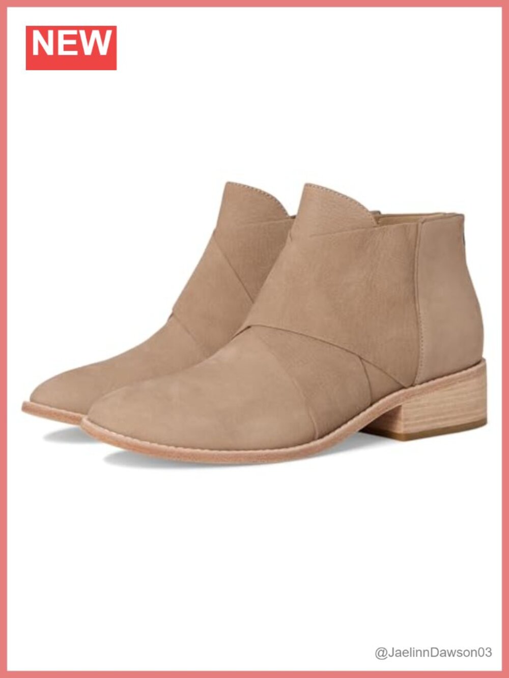 Eileen Fisher Span Bootie Ankle Boots Leather Almond Toe